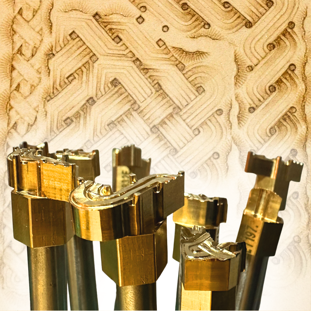 13 Stamps -The Celtic Knot Builder: Modular Solid Brass Stamp Set