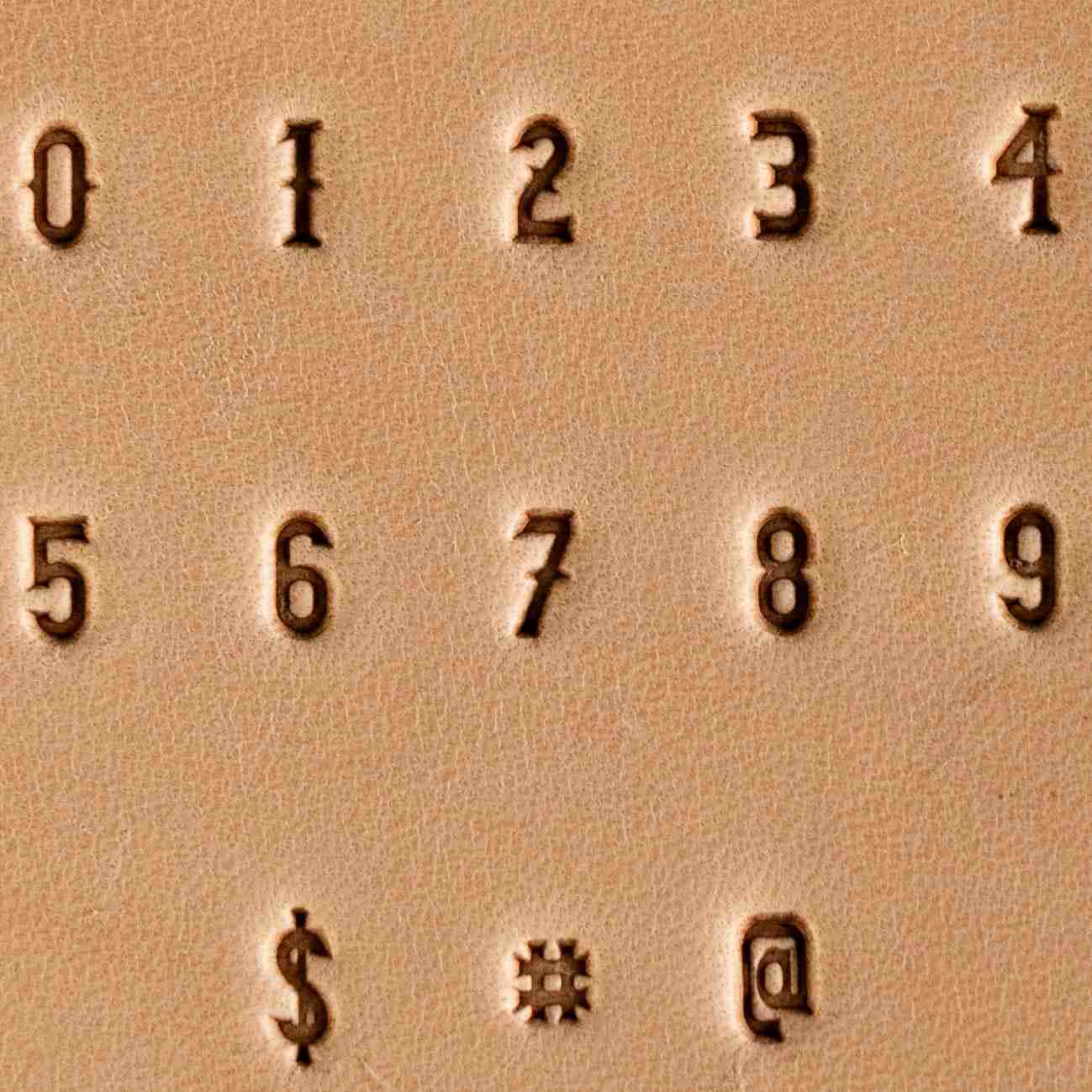 Dusty Desert Alphabet Leather Stamp Steel Set – A–Z and 0–9 for Leather