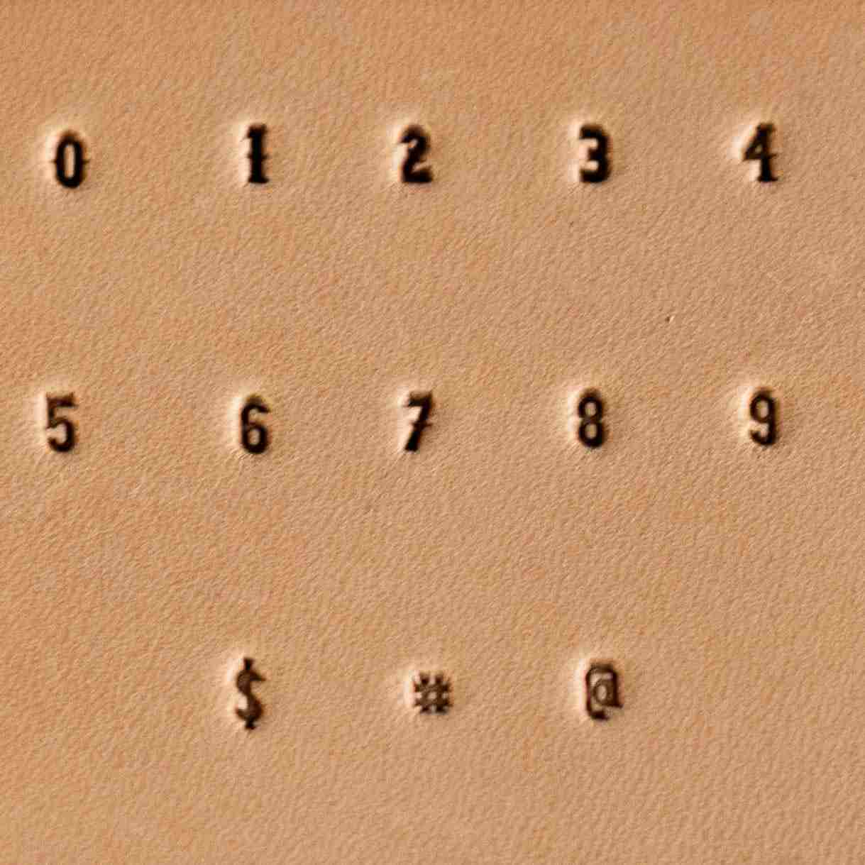 Dusty Desert Alphabet Leather Stamp Steel Set – A–Z and 0–9 for Leather