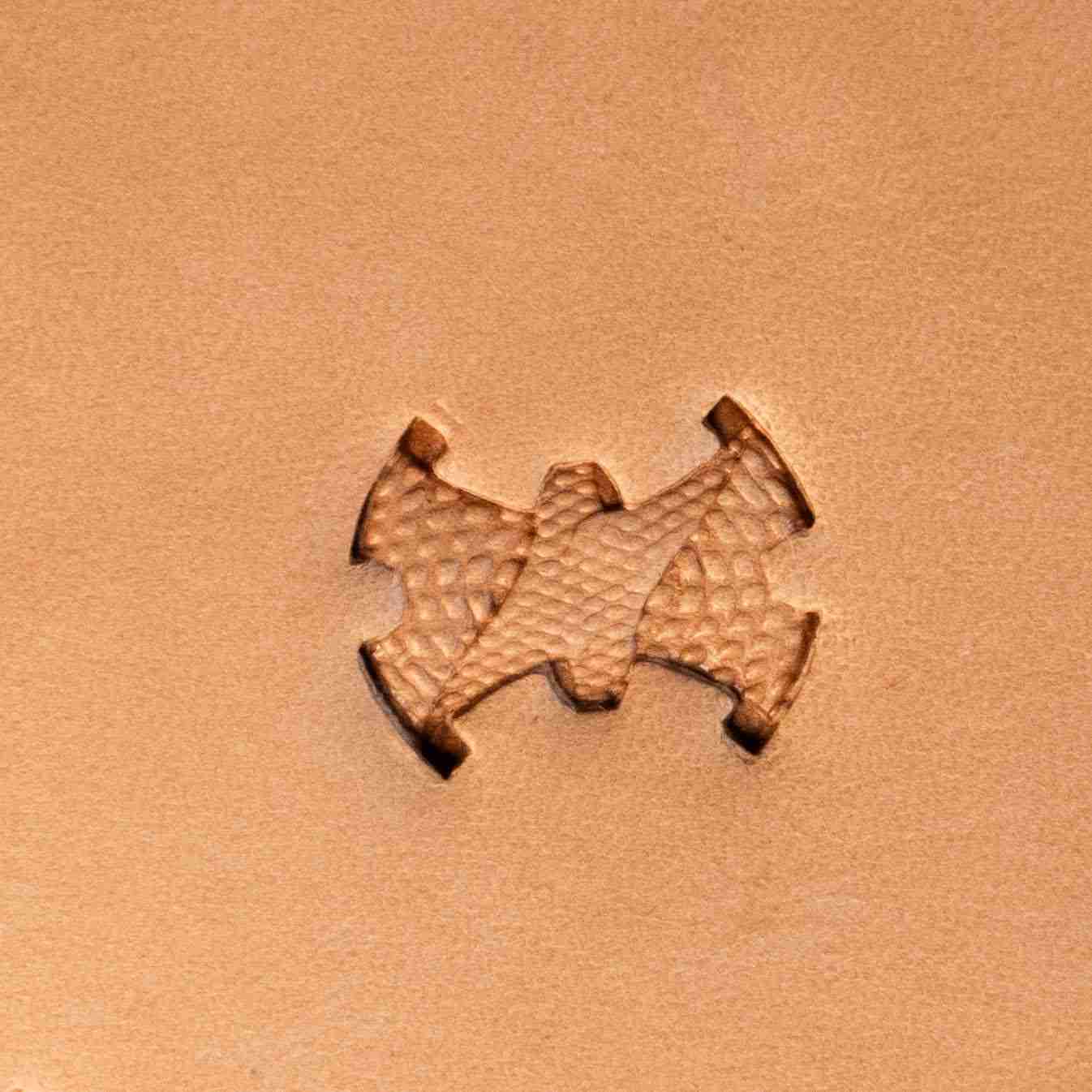 LT372 Rough Scales Leather Stamping Tool– Rough Scales 13x17mm (1/2" x 2/3")