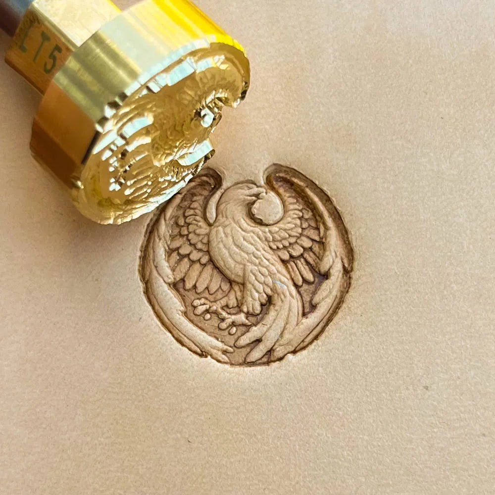 LT540 Eagle Leather Stamping Tool–Classic Crest Eagle 22x21mm (13/15" x 5/6")