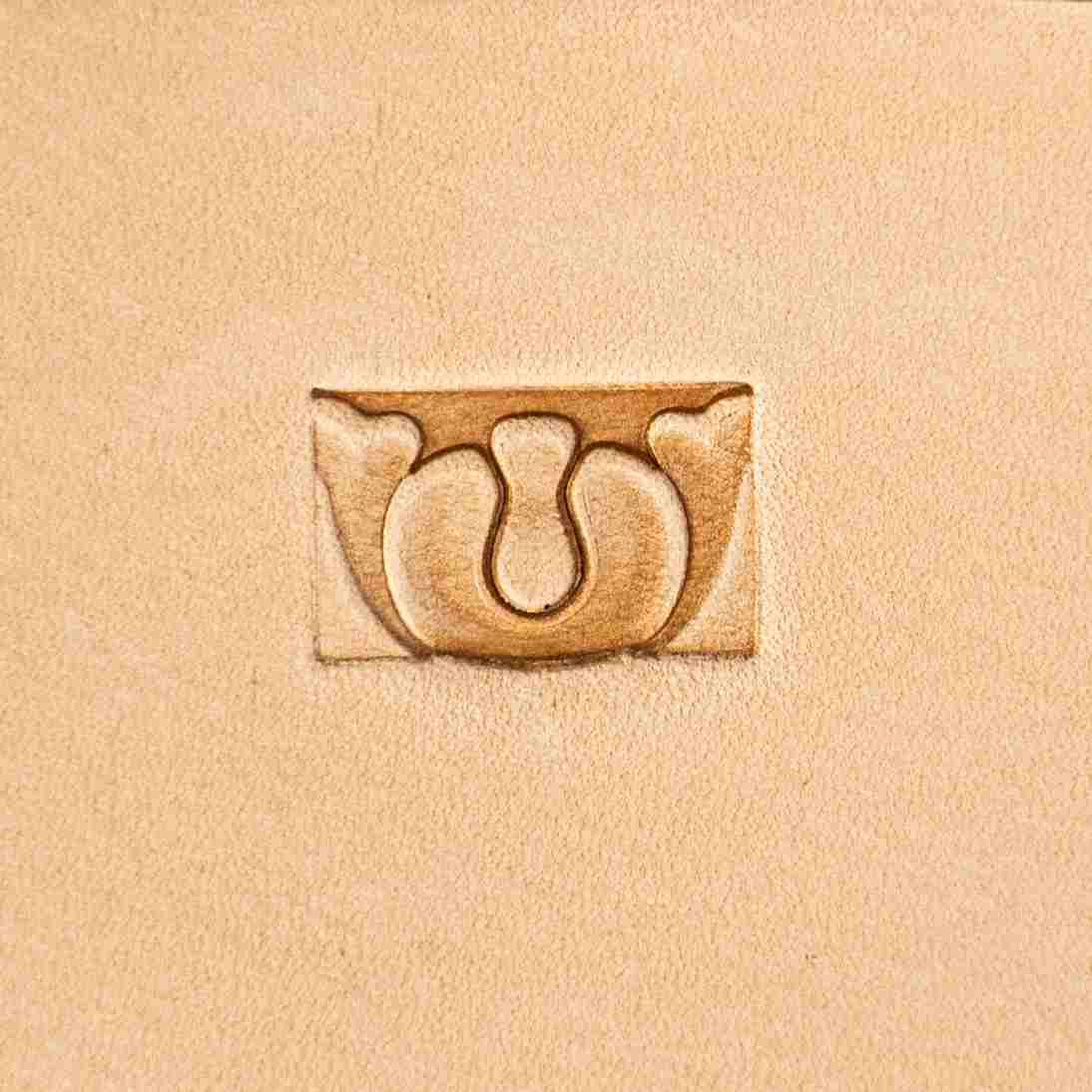 LT129 Ornate Leather Stamping Tool– U Shape Ornate 16x9mm (5/8" x 5/14")