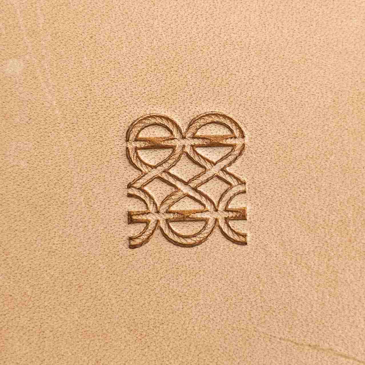LT090 Interlocking Lines Leather Stamping Tool– Interlocking Lines 17x15mm (2/3" x 7/12")