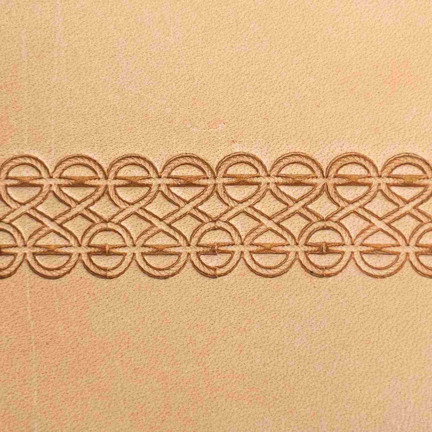 LT090 Interlocking Lines Leather Stamping Tool– Interlocking Lines 17x15mm (2/3" x 7/12")