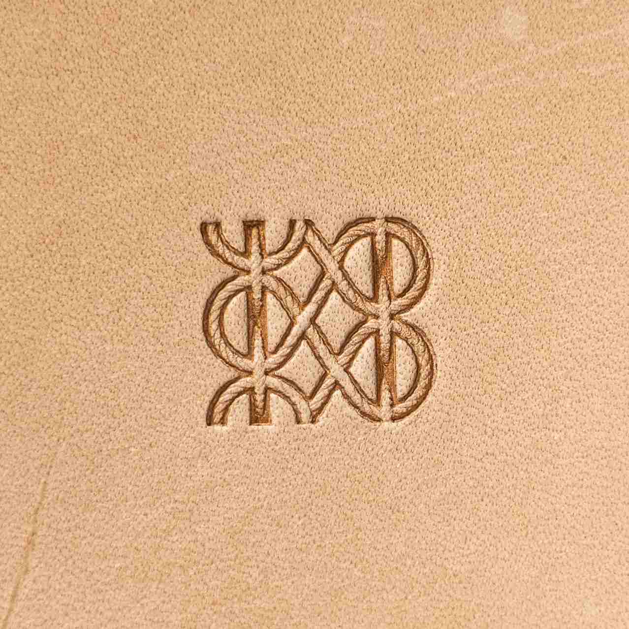 LT090 Interlocking Lines Leather Stamping Tool– Interlocking Lines 17x15mm (2/3" x 7/12")