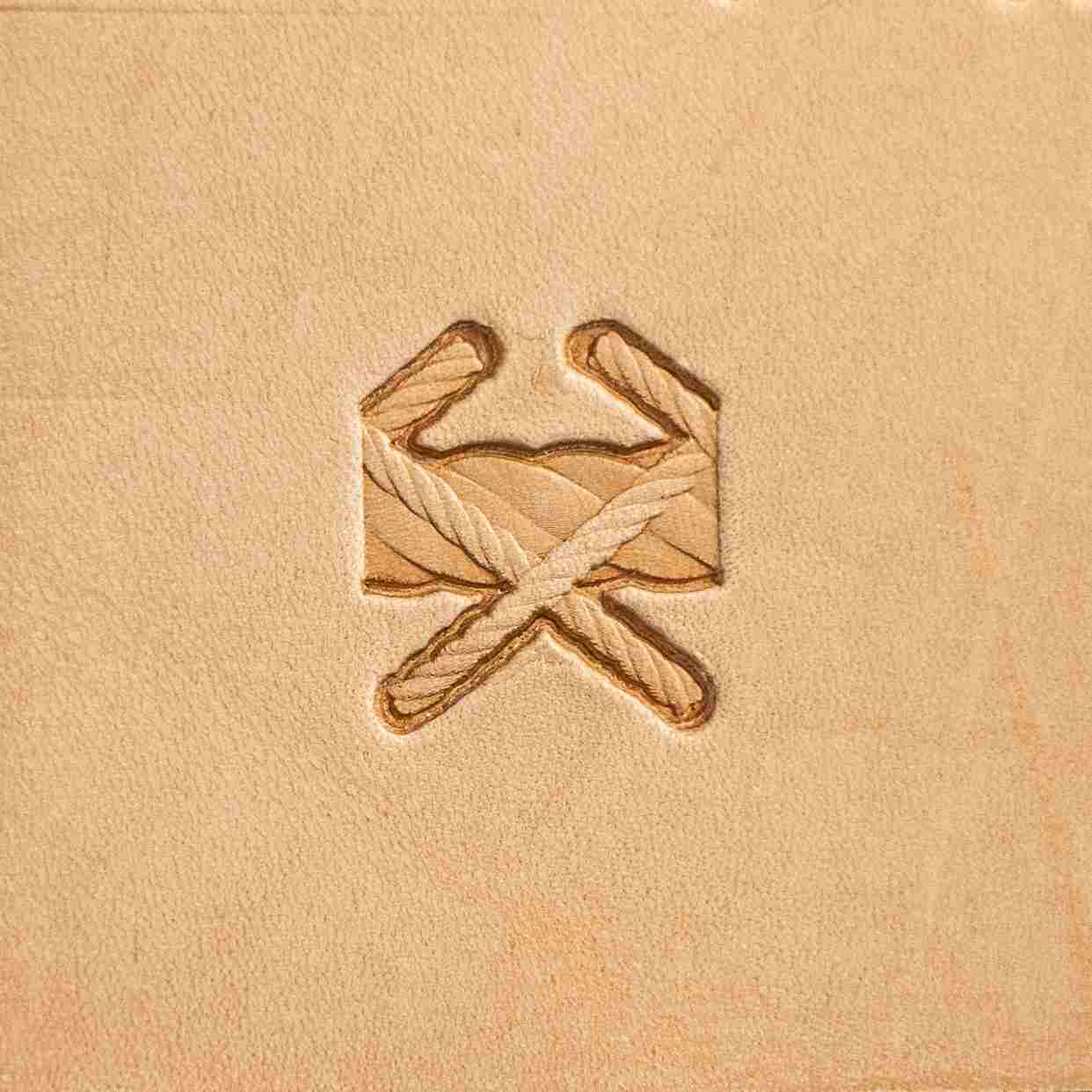 LT092 Stitches Leather Stamping Tool–Rope Style Stitches 17x15mm (2/3" x 7/12")