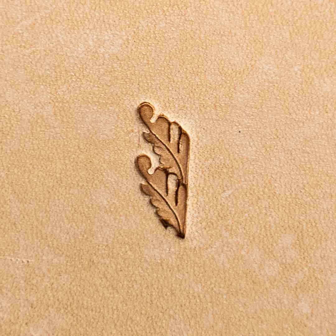 LT168 Oak Leaf Leather Stamping Tool–Border Trim Oak Leaf 14x05mm (9/16x3/16")