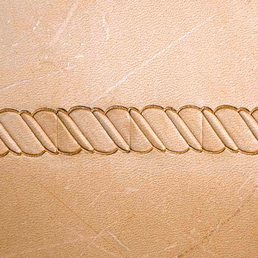 LT064 Stitches Leather Stamping Tool–Braided Stitches 17x11mm (11/16"x7/16")
