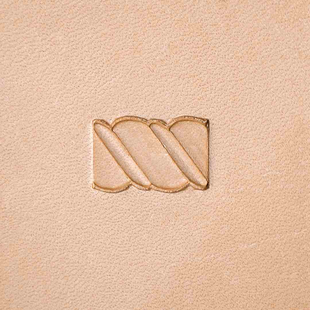 LT064 Stitches Leather Stamping Tool–Braided Stitches 17x11mm (11/16"x7/16")