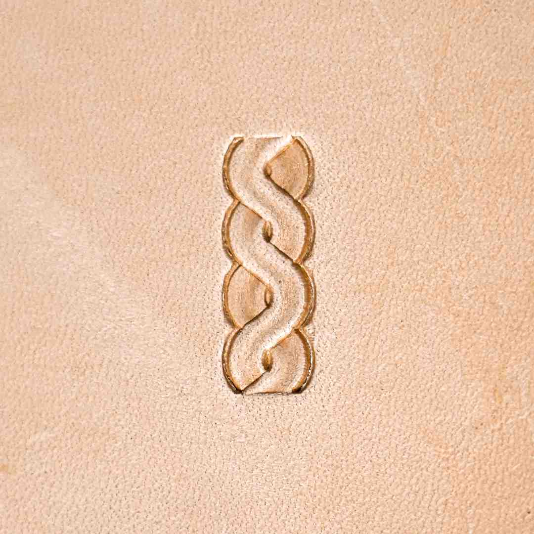 LT072 Interlaced Border Leather Stamping Tool– Interlaced Border 19x7mm (3/4"x9/32")