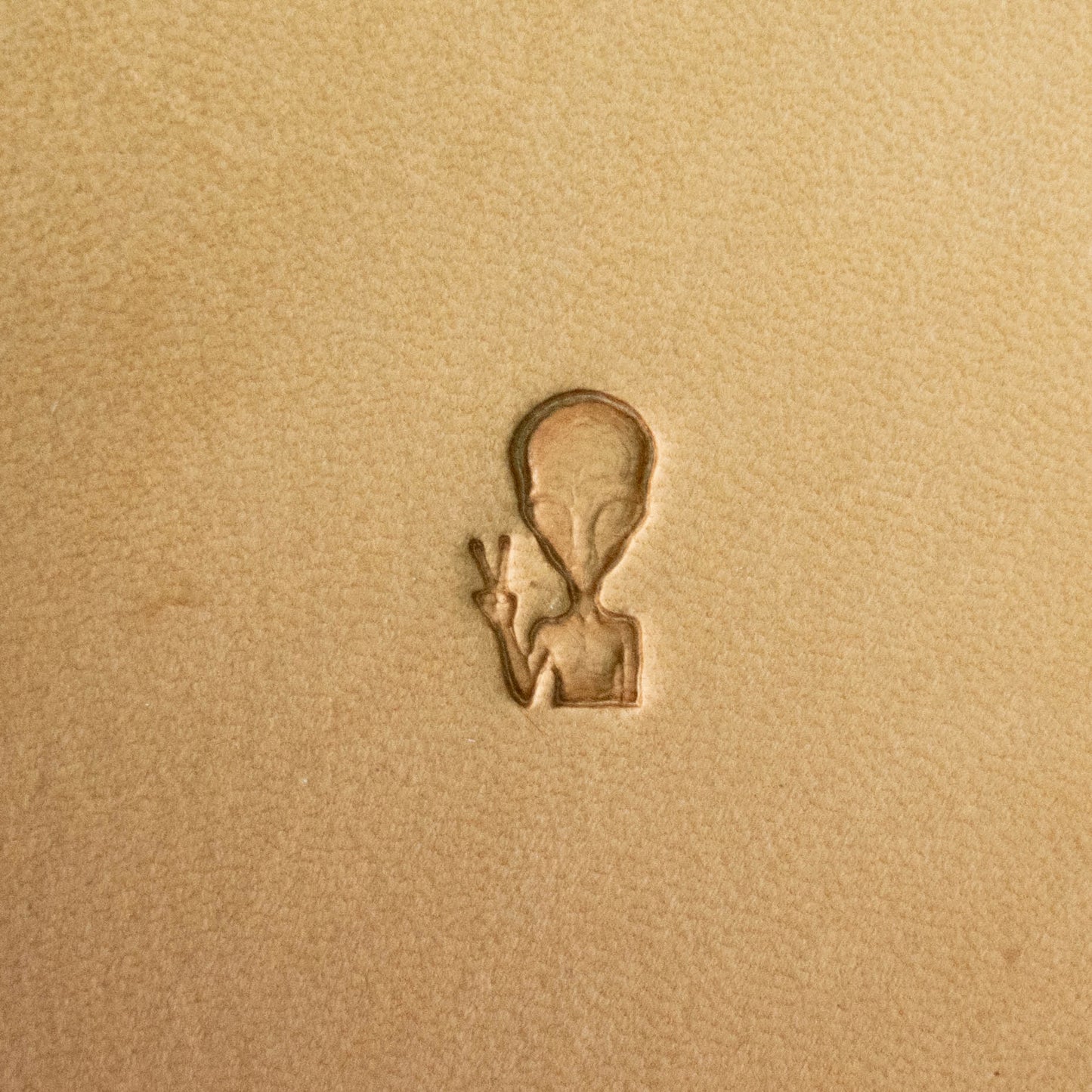 LT676 Peace Alien Leather Stamping Tool– Peace Alien 16x22mm (5/8" x 13/15")