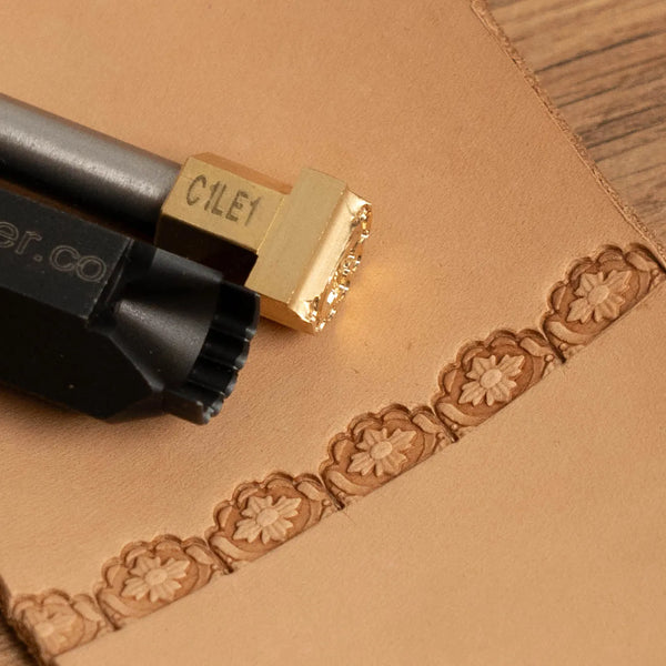 C1LE1 Decorative Brass Edge Cutter Stamp – 10×14mm