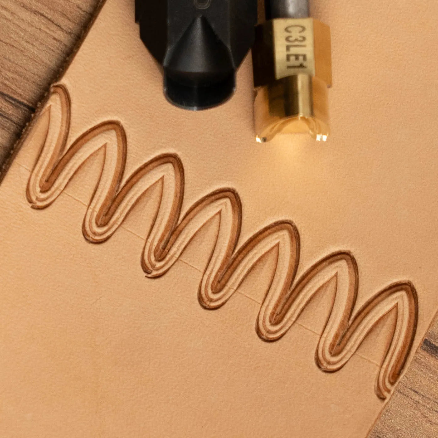 C3LE1 Decorative Brass Edge Cutter Stamp – 11x21mm