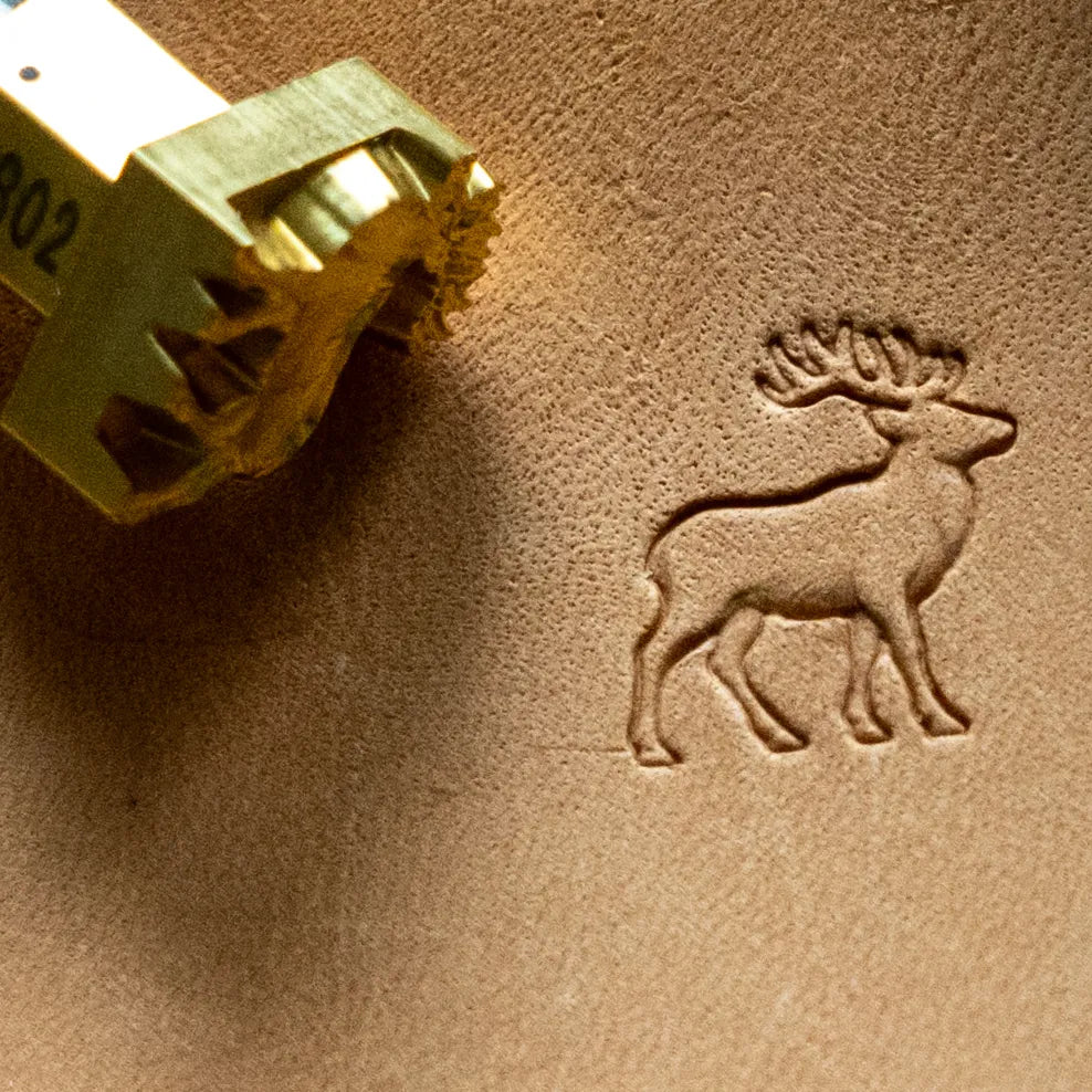 LT802 Deer Leather Stamping Tool for Professional Crafters – Antlered Deer 16x18mm (5/8" x 5/7")