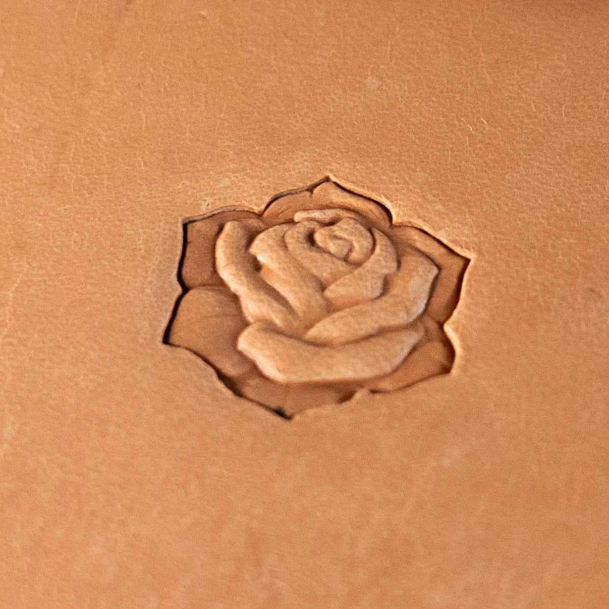 Rose Leather Stamp – Classic Blossom
