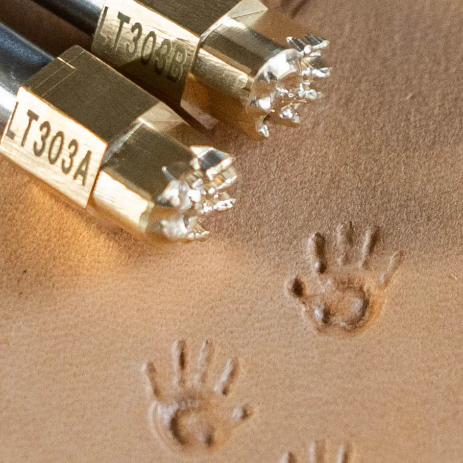 LT303A+B Baby Handprint Leather Stamping Tool– Baby Handprint 09x12mm (5/14" x 7/15")