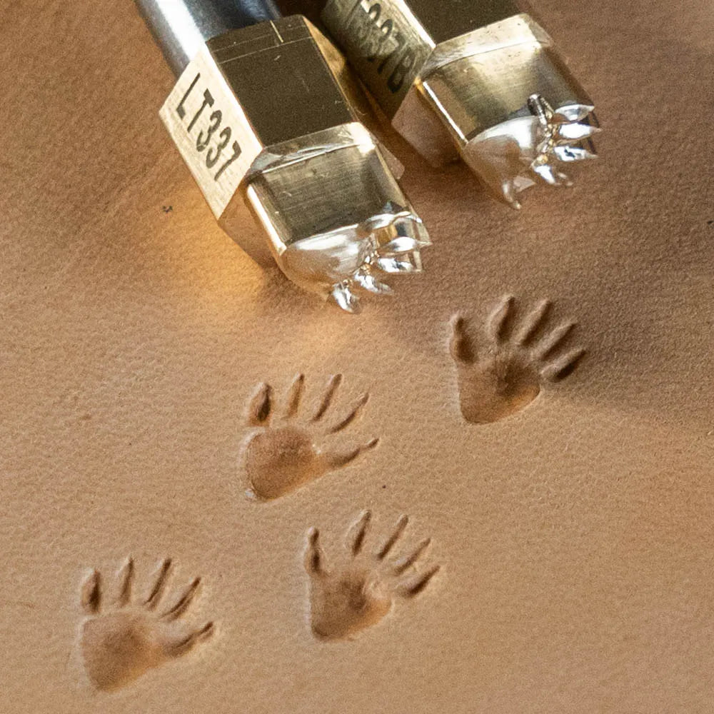 LT337A+B Footprint Leather Stamping Tool–Bottle Shape Footprint 09x11mm (5/14" x 7/16")