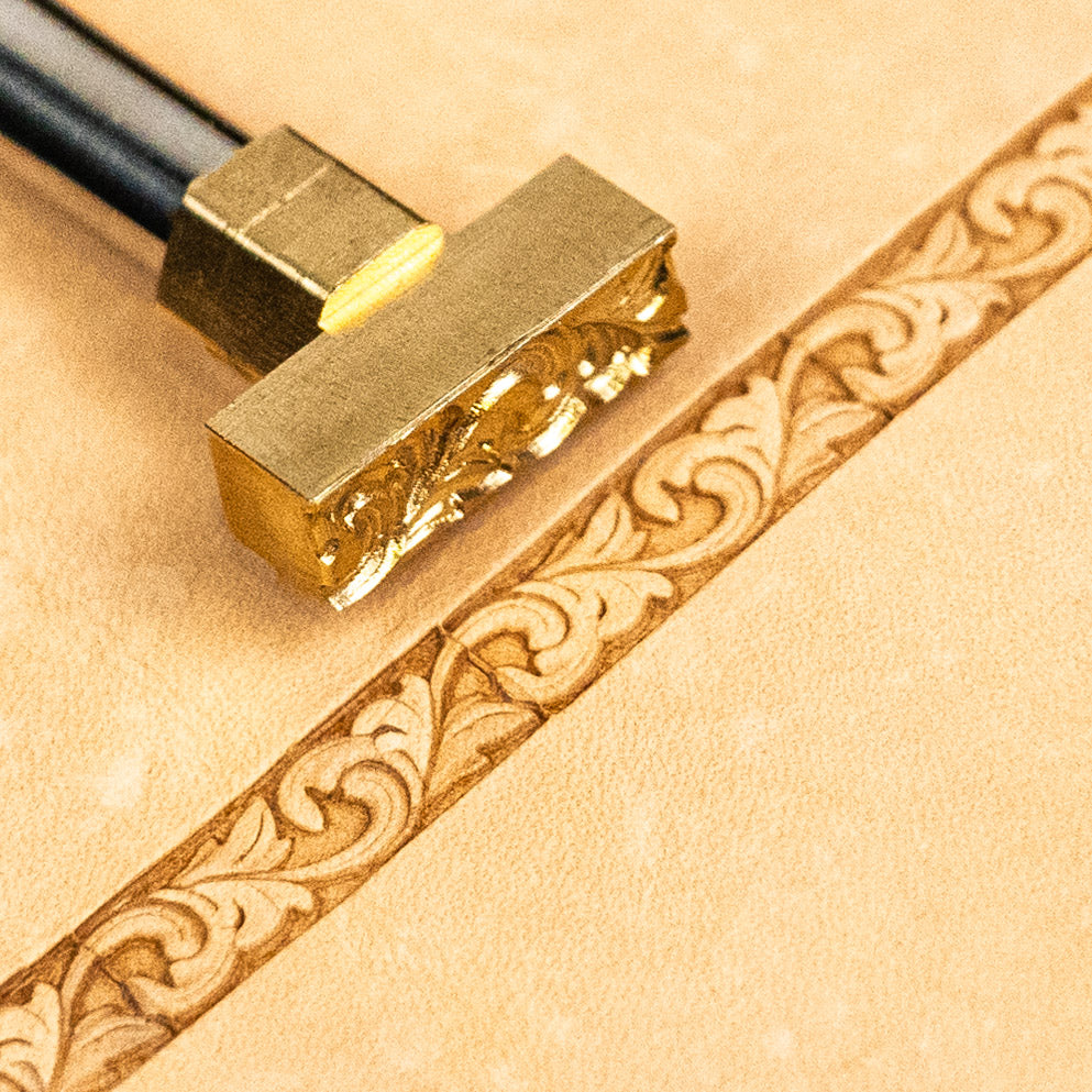 Pattern Leather Stamp – Ornate Border