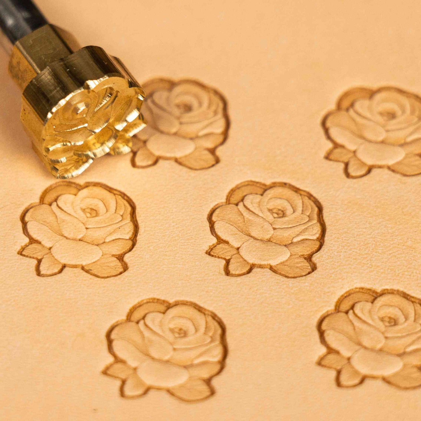 Rose Leather Stamp – Small Cluster