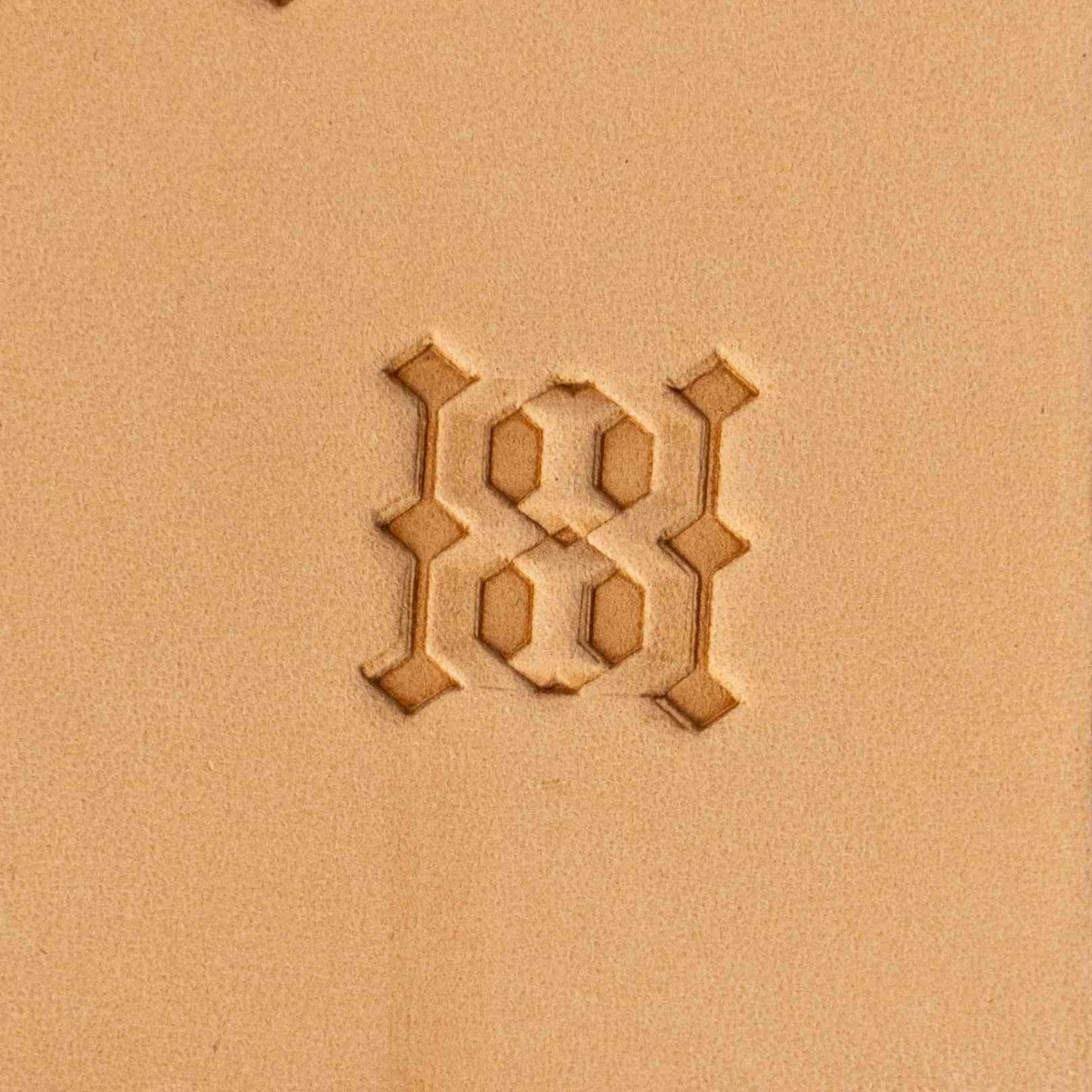 LT259 Geometric Leather Stamping Tool–Hex Grid Geometric 16x16mm (5/8" x 5/8")