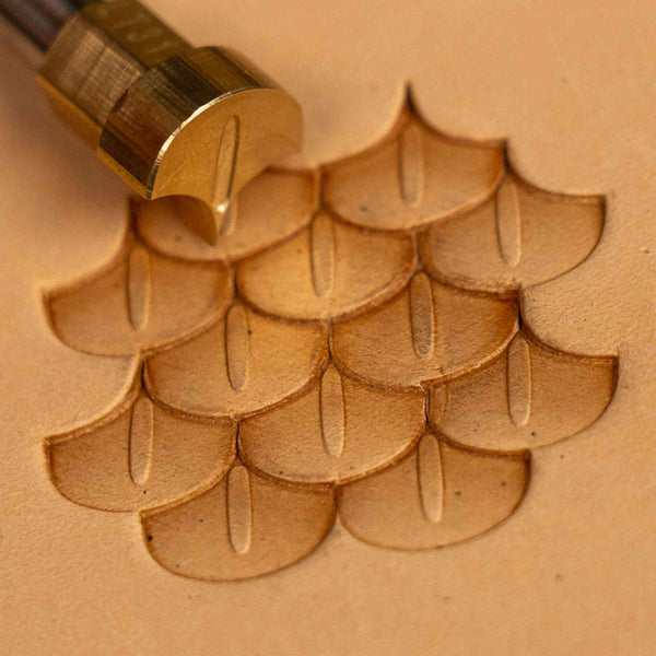 Pattern Leather Stamp – Scale Design