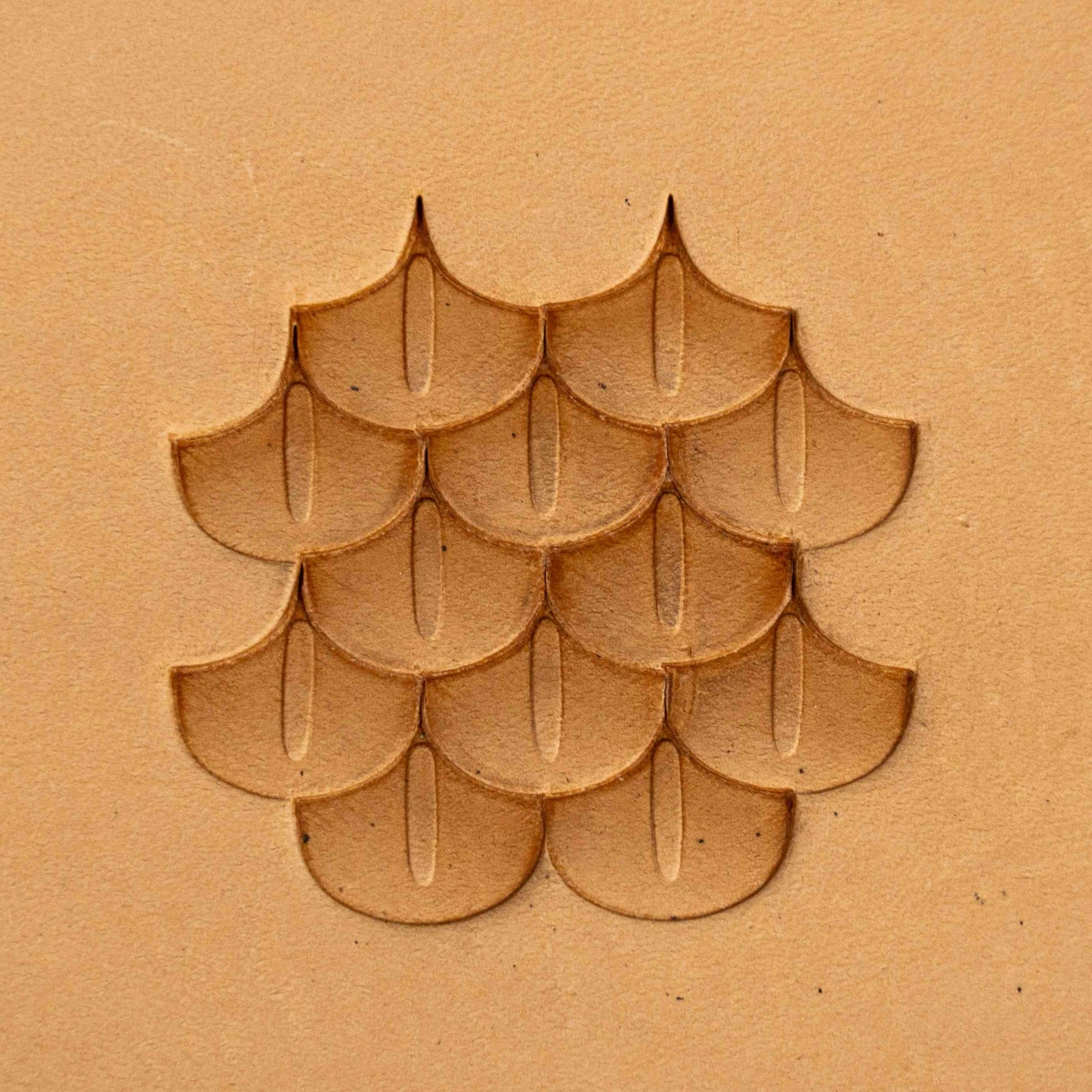 LT312 Scale Design Leather Stamping Tool– Scale Design 15x15mm (7/12" x 7/12")