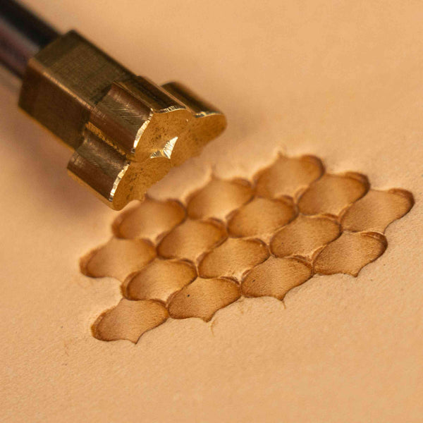 Pattern Leather Stamp – Honeycomb