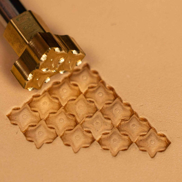 Pattern Leather Stamp – Diamond Tiles