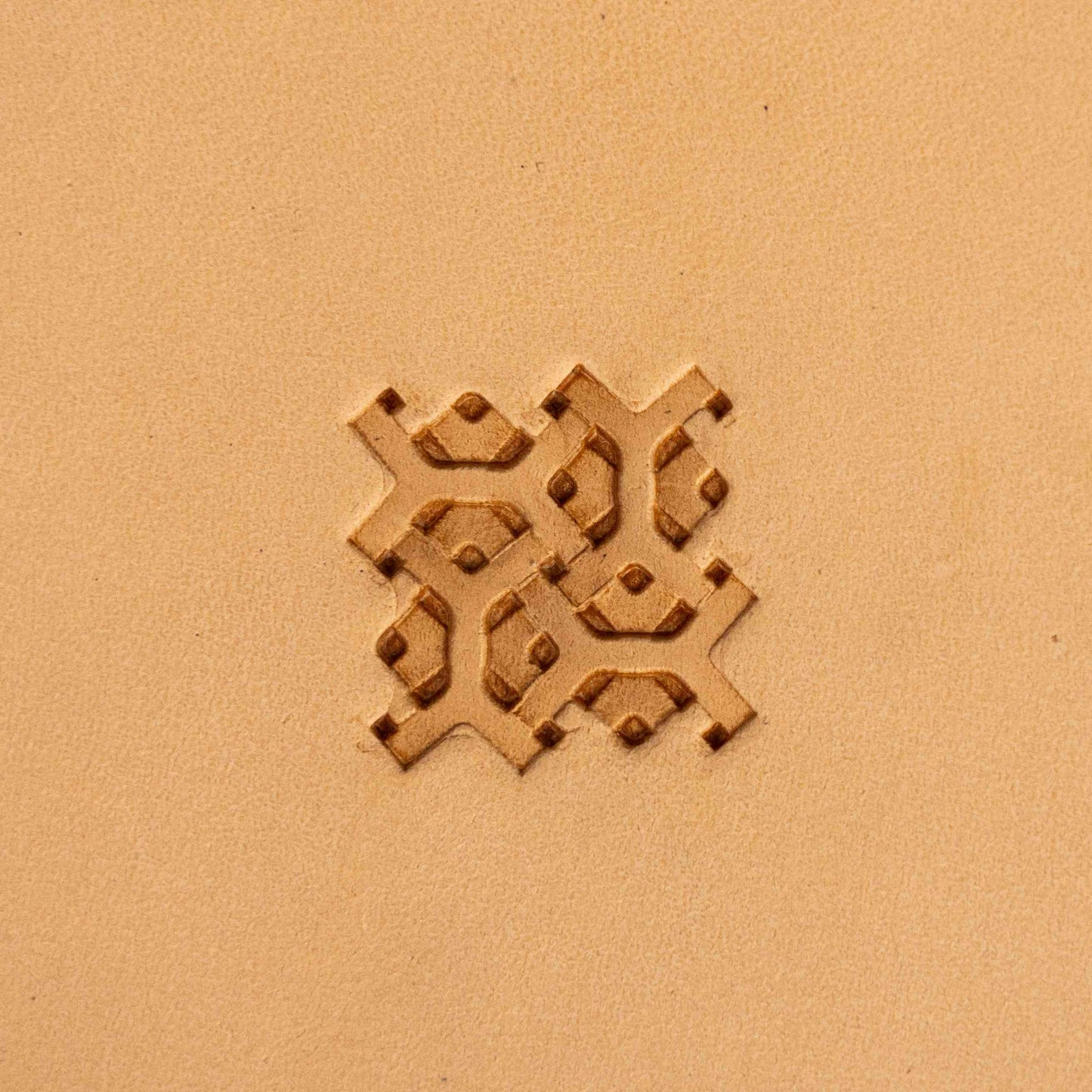 LT357 Geometric Leather Stamping Tool–Ornate Lines Geometric 14x10mm (5/9" x 2/5")