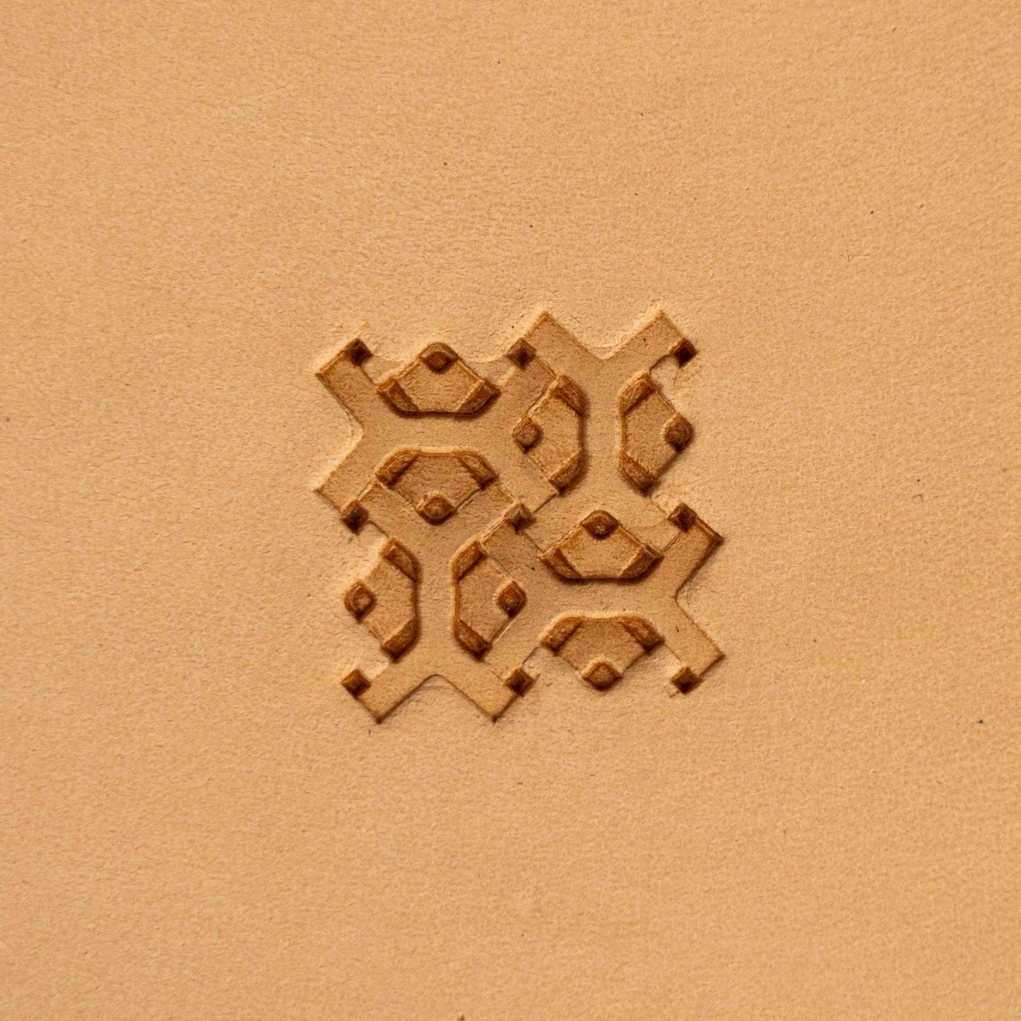 LT357 Geometric Leather Stamping Tool–Ornate Lines Geometric 14x10mm (5/9" x 2/5")