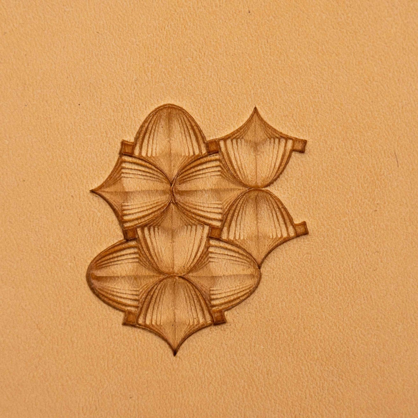 LT363 Petal Repeat Leather Stamping Tool– Petal Repeat 15x12mm (7/12" x 7/15")