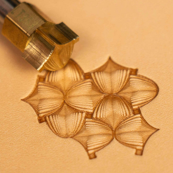 Pattern Leather Stamp – Petal Repeat