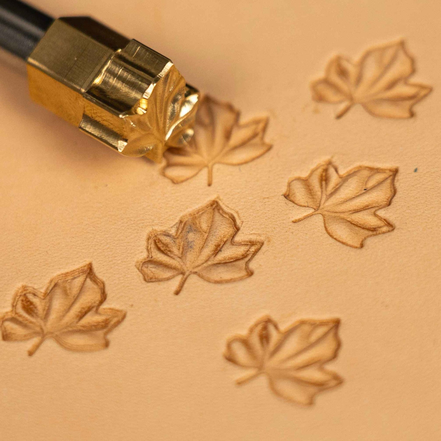 Leaf Leather Stamp – Maple Style