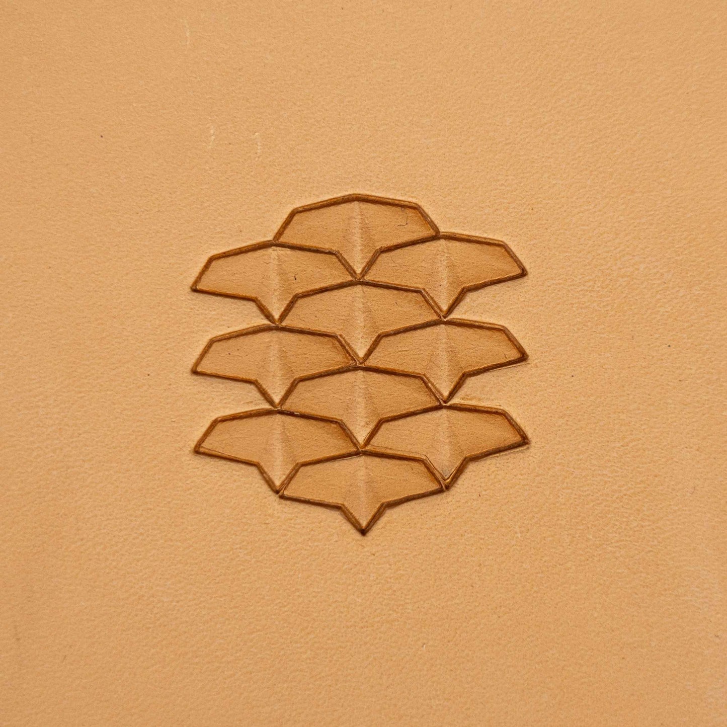 LT367 Scaled Texture Leather Stamping Tool– Scaled Texture 15x8mm (7/12" x 5/16")