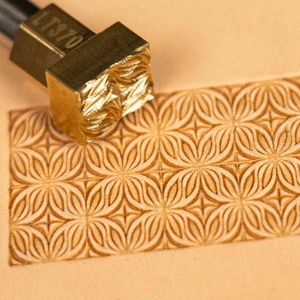 Pattern Leather Stamp – Floral Geometry