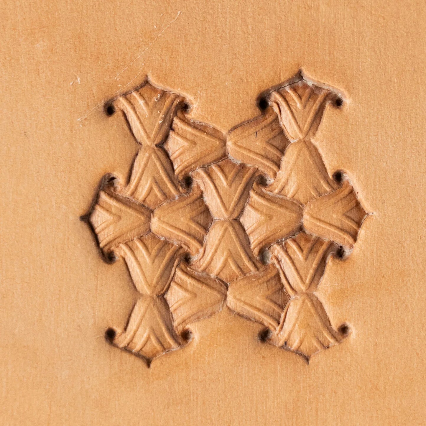Pattern Leather Stamp – Geometric motif