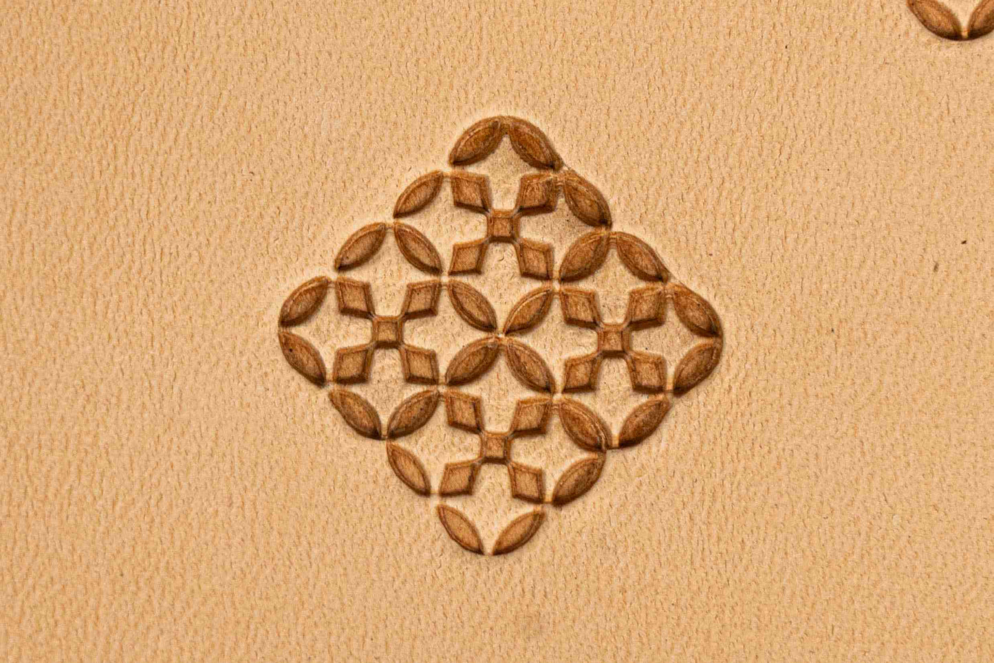 LT265 Geometric Leather Stamping Tool–Lattice Tile Geometric 13x13mm (1/2" x 1/2")