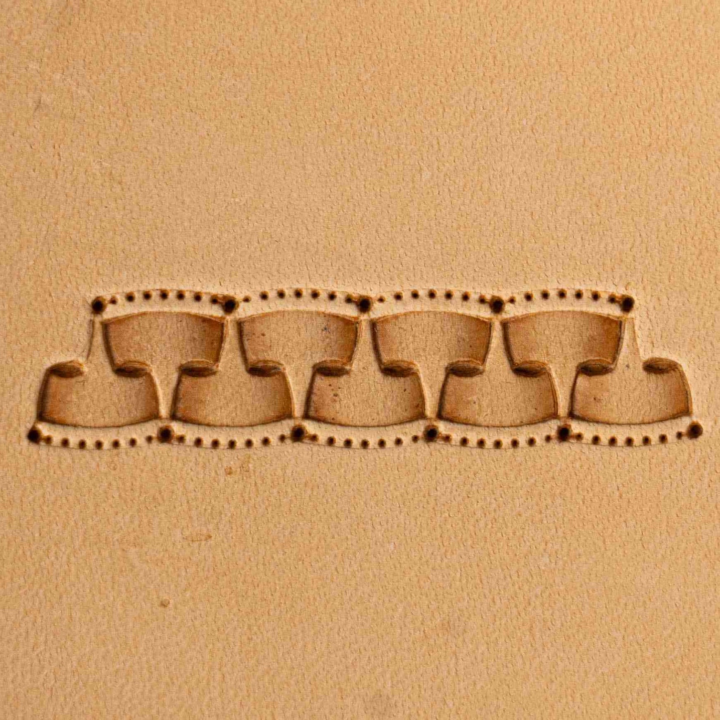 LT272 Chain Border Leather Stamping Tool– Chain Border 11x11mm (7/16" x 7/16")