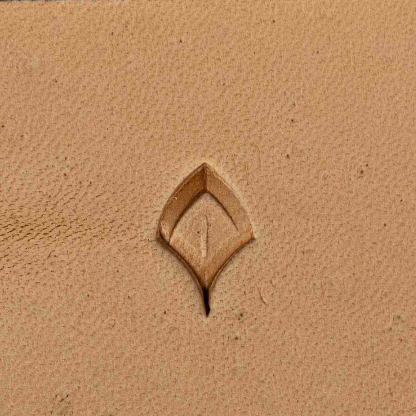LT284 Geometric Leather Stamping Tool–Scaled Tiles Geometric 14x09mm (5/9" x 5/14")