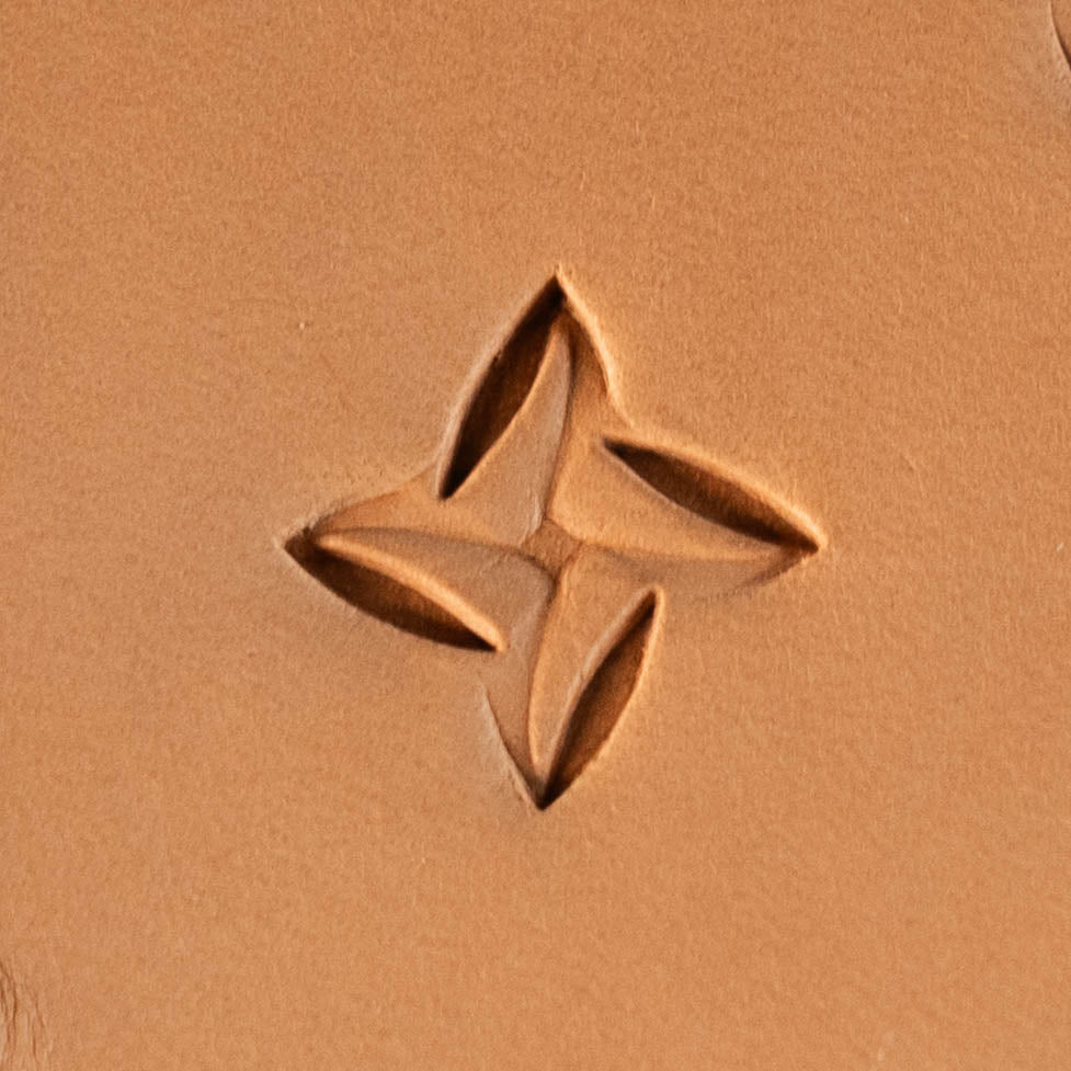 LT300 Geometric Leather Stamping Tool–Interlocking Shapes Geometric 15x15mm (7/12" x 7/12")