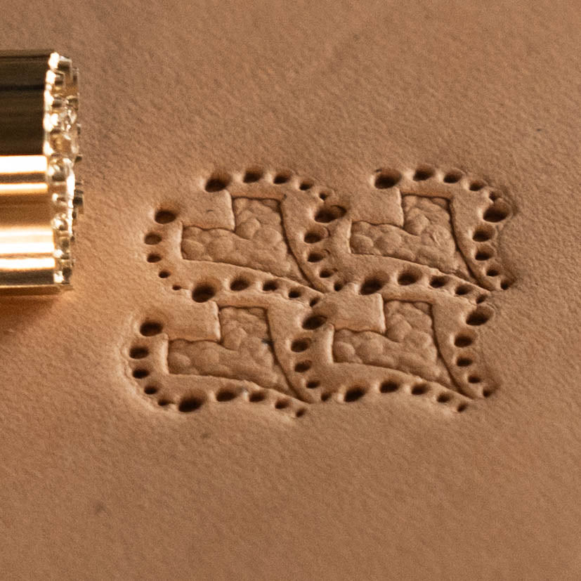 LT380 Heart Leather Stamping Tool–Dotted  Motif Heart 15x16mm (7/12" x 5/8")