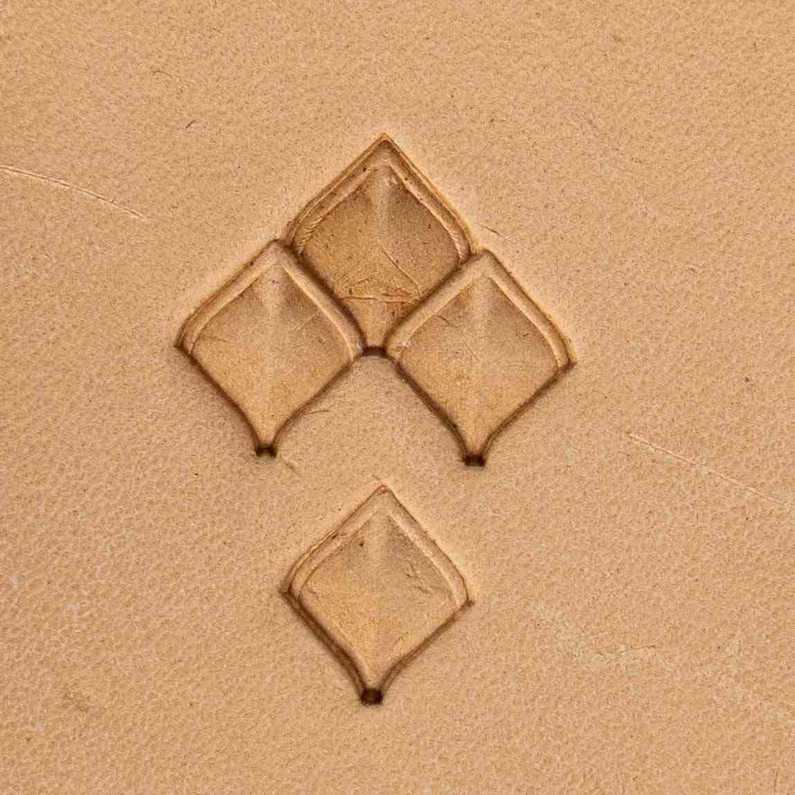 LT402 Geometric Leather Stamping Tool–Diamond Cluster Geometric