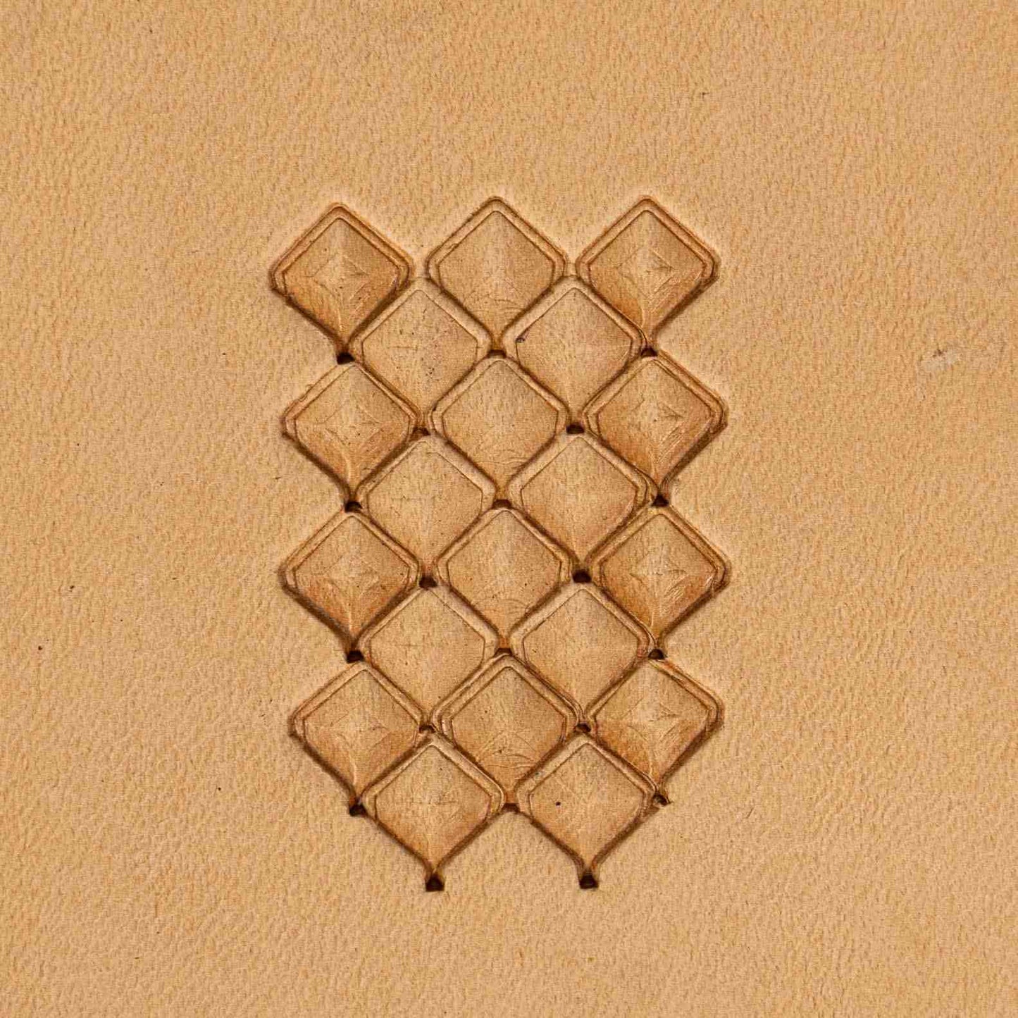 LT404 Geometric Leather Stamping Tool–Diamond Grid Geometric