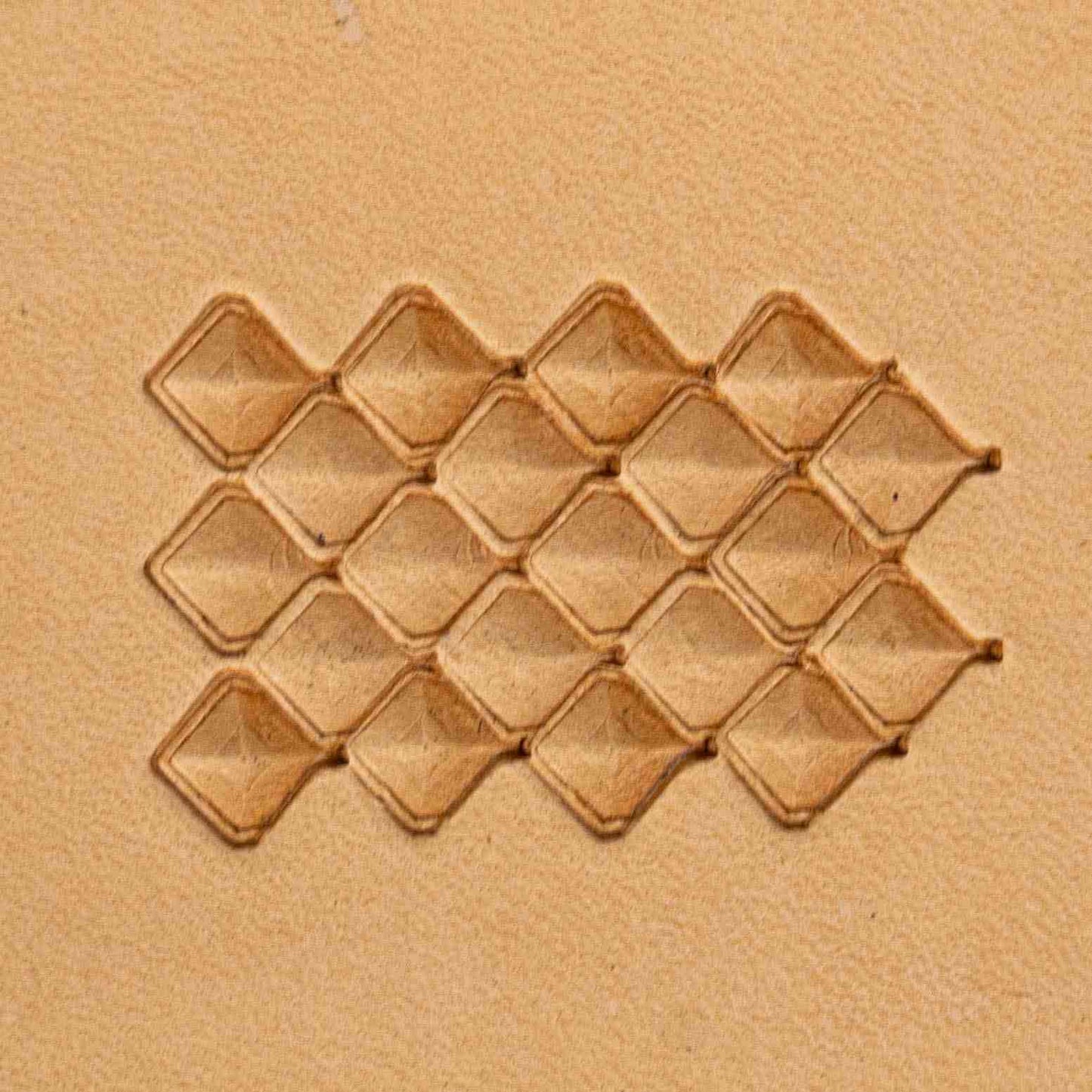 LT404 Geometric Leather Stamping Tool–Diamond Grid Geometric