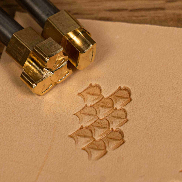 Pattern Leather Stamp – Bird Track