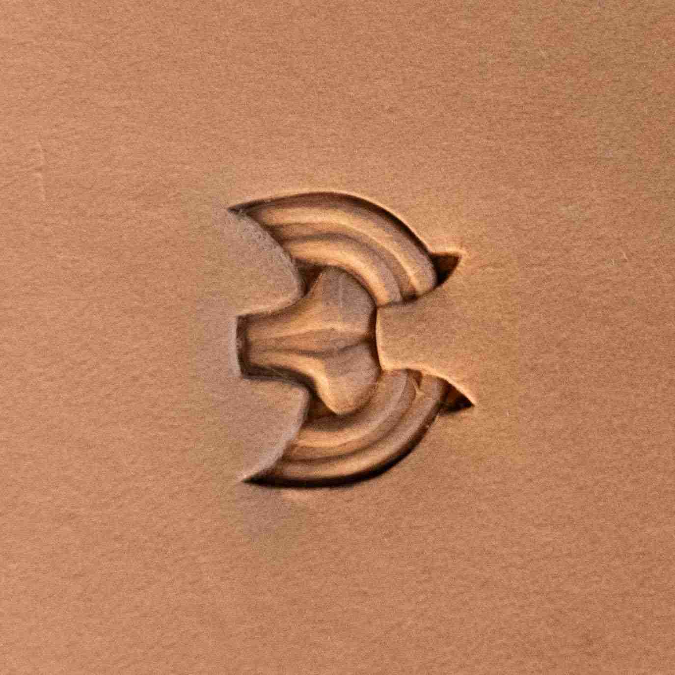LT420 Basket Weave Leather Stamping Tool–Curved Links Basket Weave 12x15mm (7/15" x 7/12")