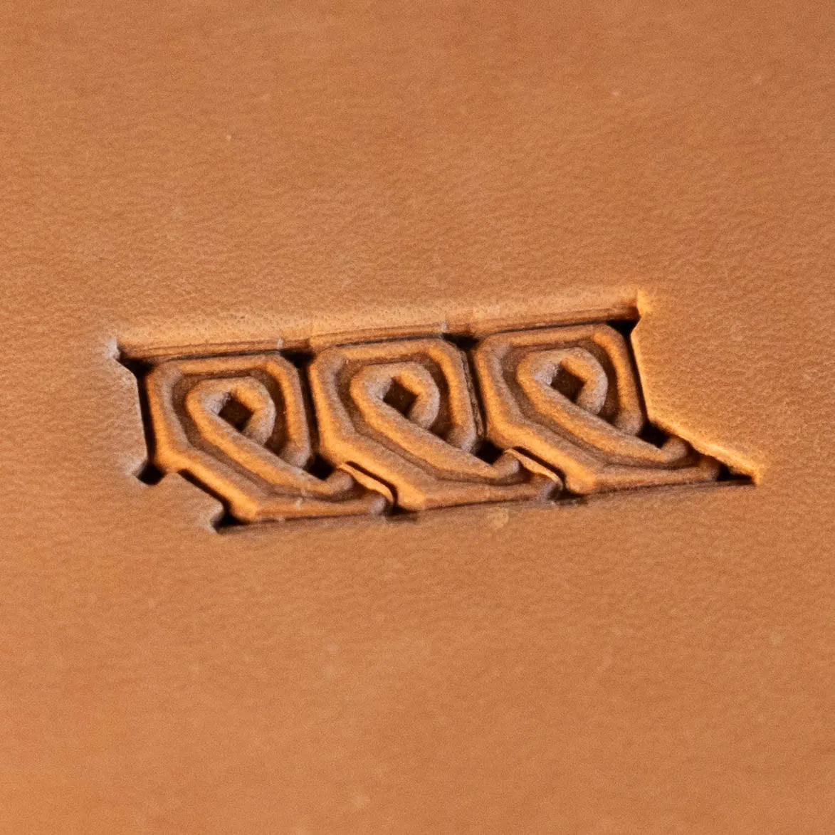 Geometric Leather Stamp – Knot Border