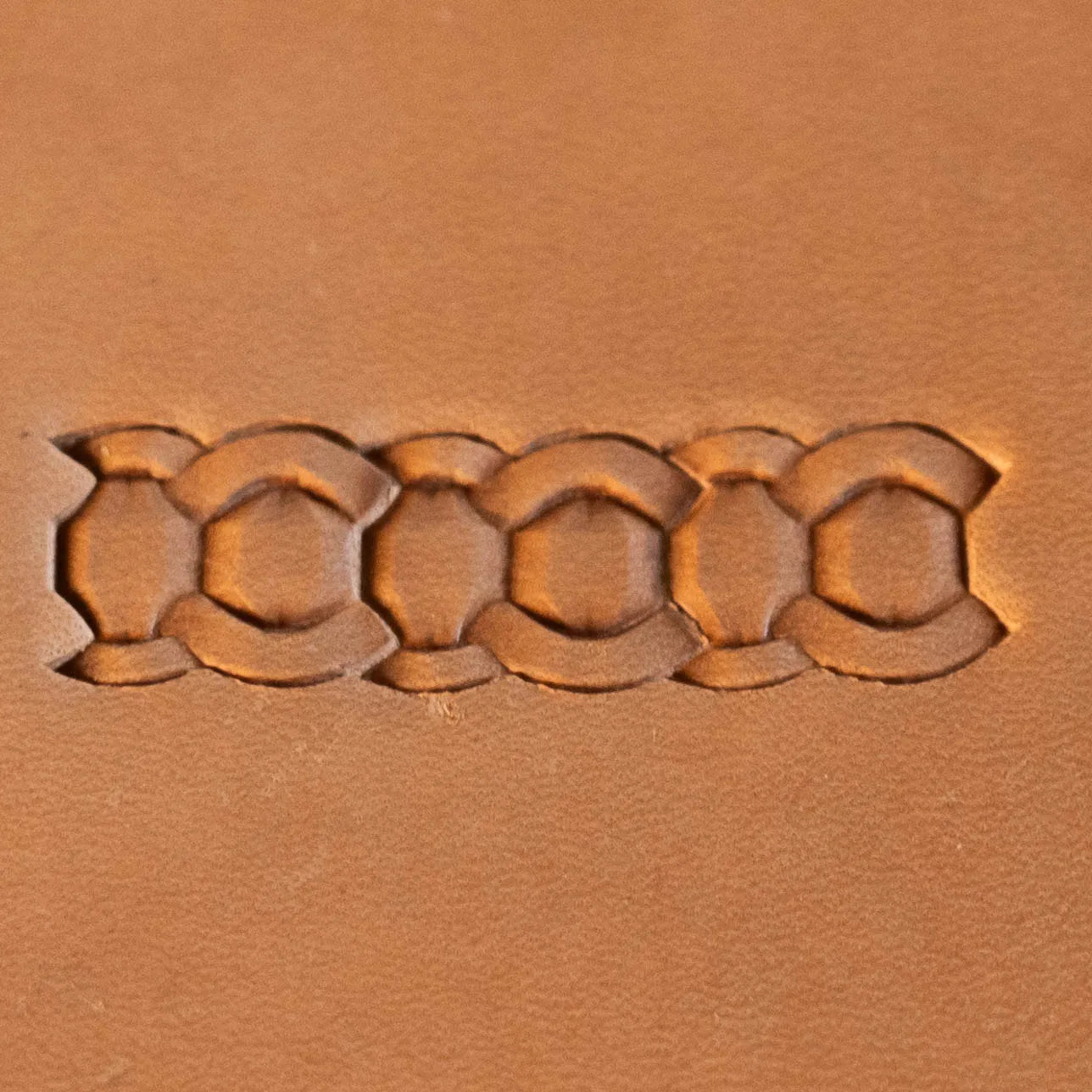 LT519 Geometric Leather Stamping Tool–Chain Link Geometric 17x14mm (2/3" x 5/9")
