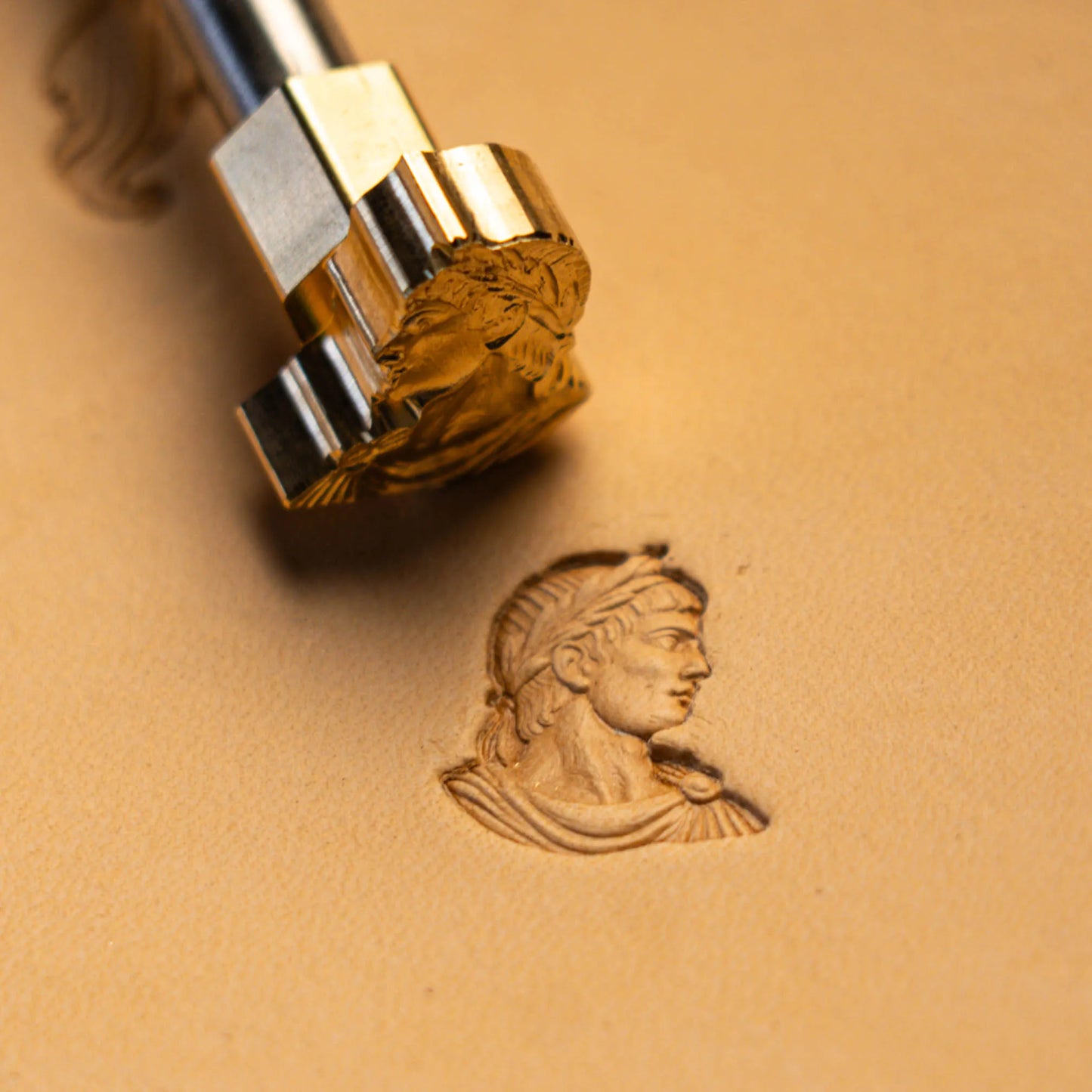 LT586 Roman Bust Leather Stamping Tool– Roman Bust 17x20mm (2/3" x 11/14")