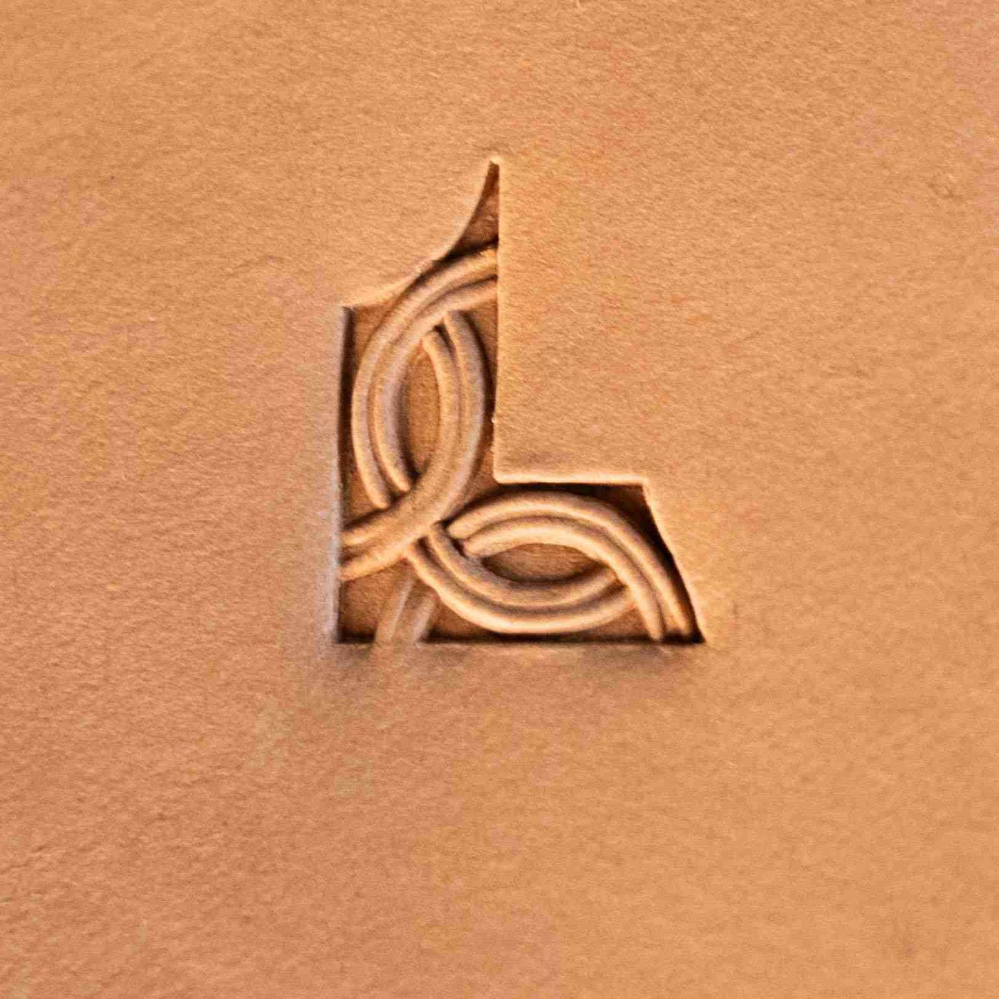 LT597 Geometric Leather Stamping Tool–Interlaced Geometric